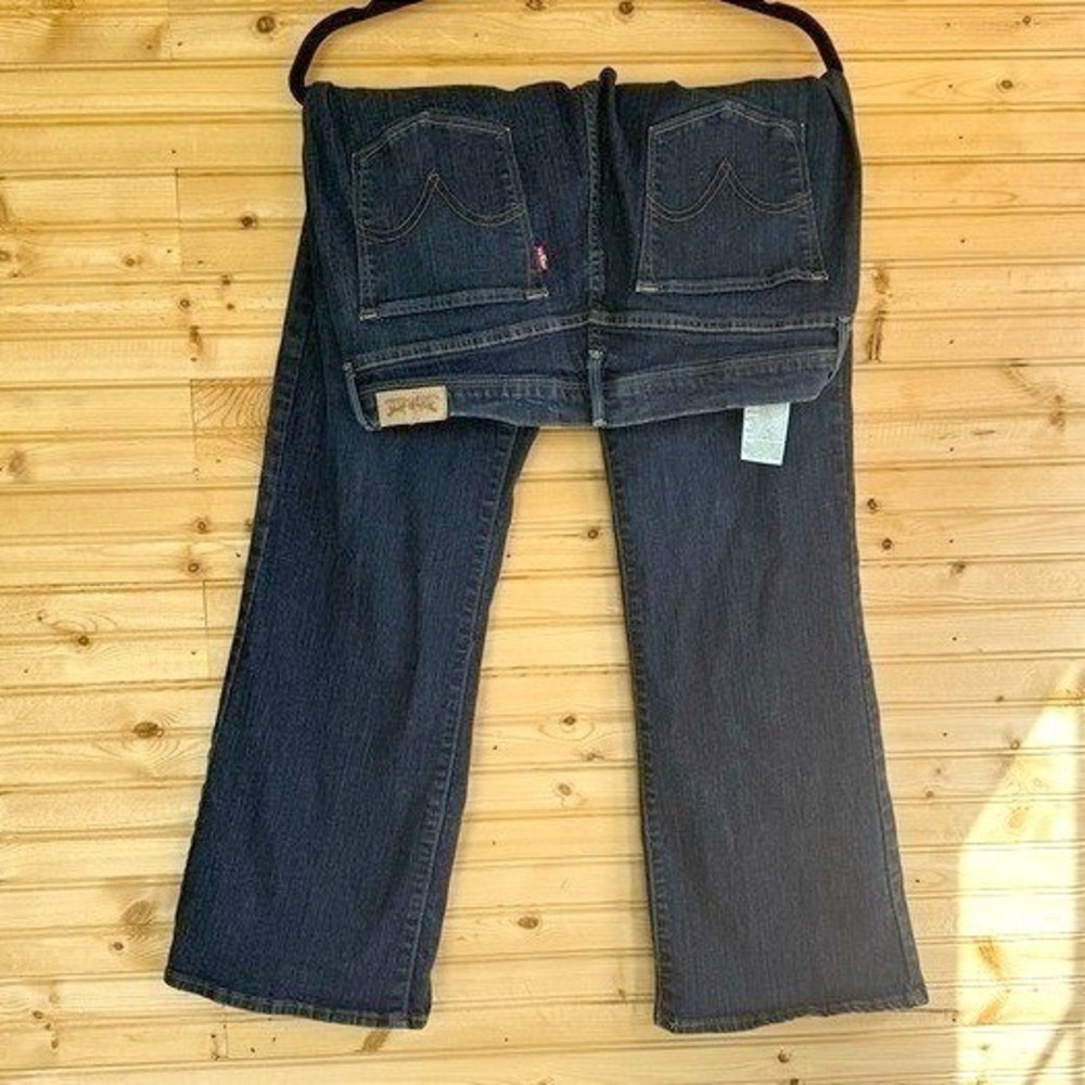 Levi's 512 Bootcut 16 Dark Blue Denim Jeans Perfectly Slimming Capsule Classic